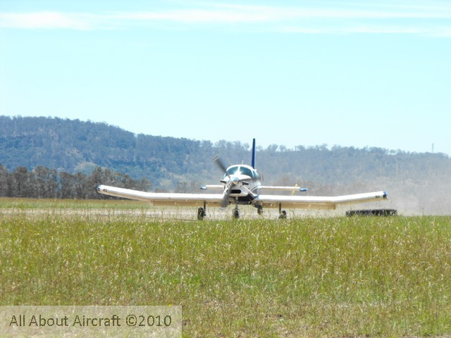 Taxiing out to end of runway