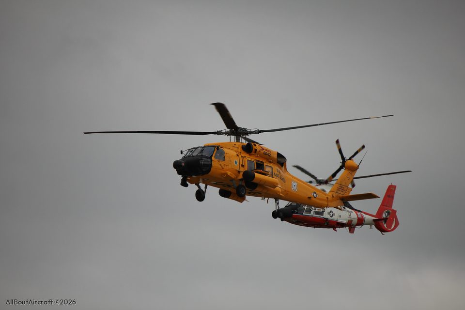 Coast Guard Jayhawk and Dolphin