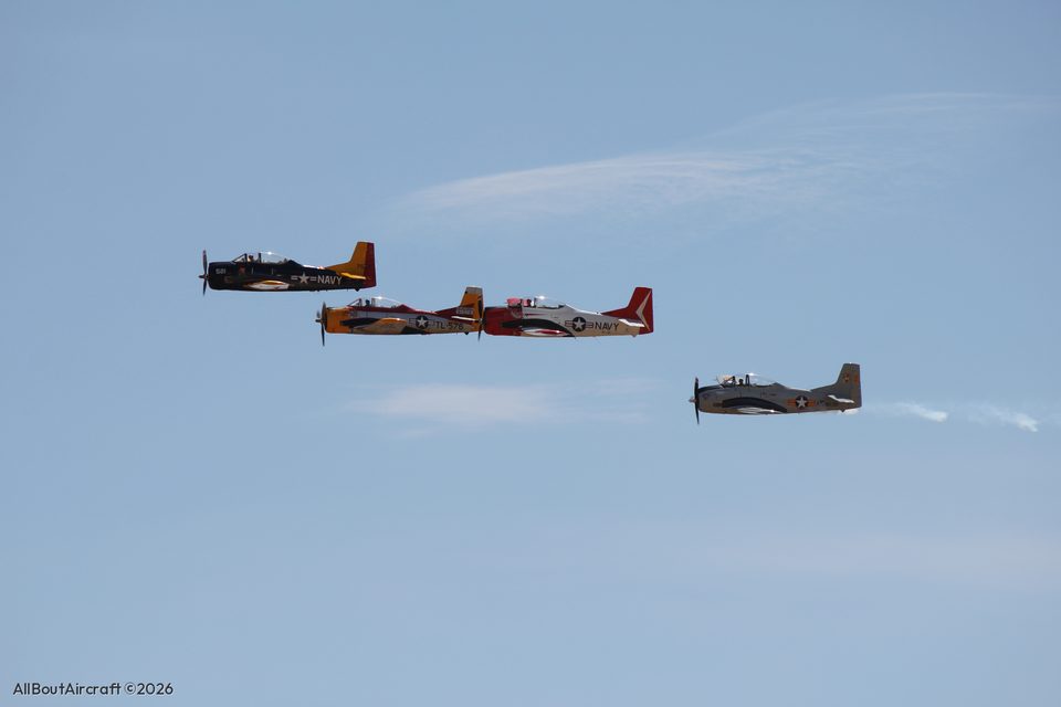 T-28 Trojan and T-6 Texans